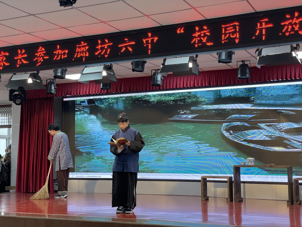 了学生的视野,丰富了校园文化生活,廊坊市第六中学德育副校长杨羽萌说