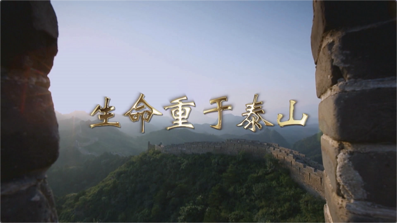 电视专题片生命重于泰山