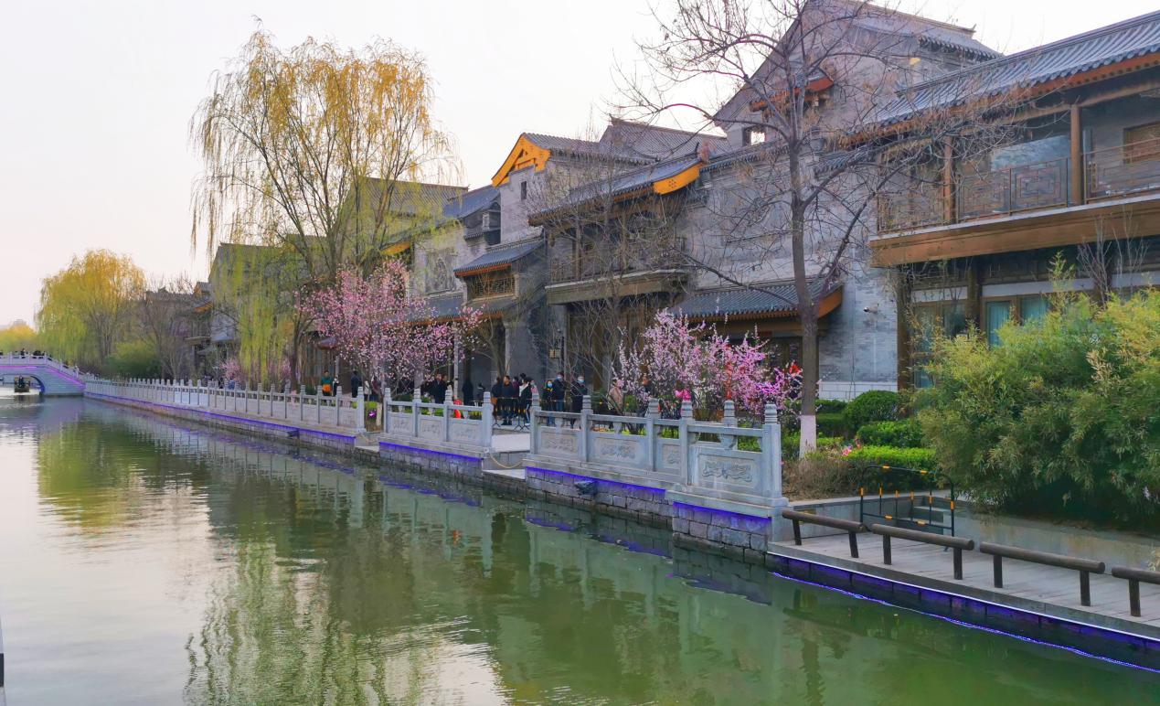 水云间文化商街日景图作为梦廊坊·国际戏剧公园的重要组成部分,水云